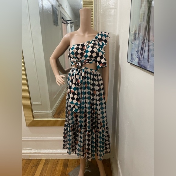 PatBO One-Shoulder Multicolor Dress - Picture 10 of 15